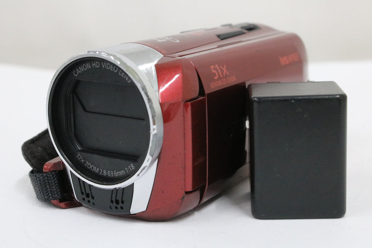 キャノン Canon IVIS HF31 レッド バッテリー付き デジタルビデオカメラ 1