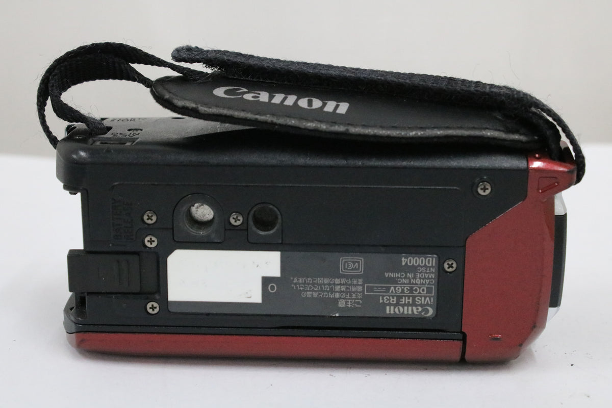 キャノン Canon IVIS HF31 レッド バッテリー付き デジタルビデオカメラ 7
