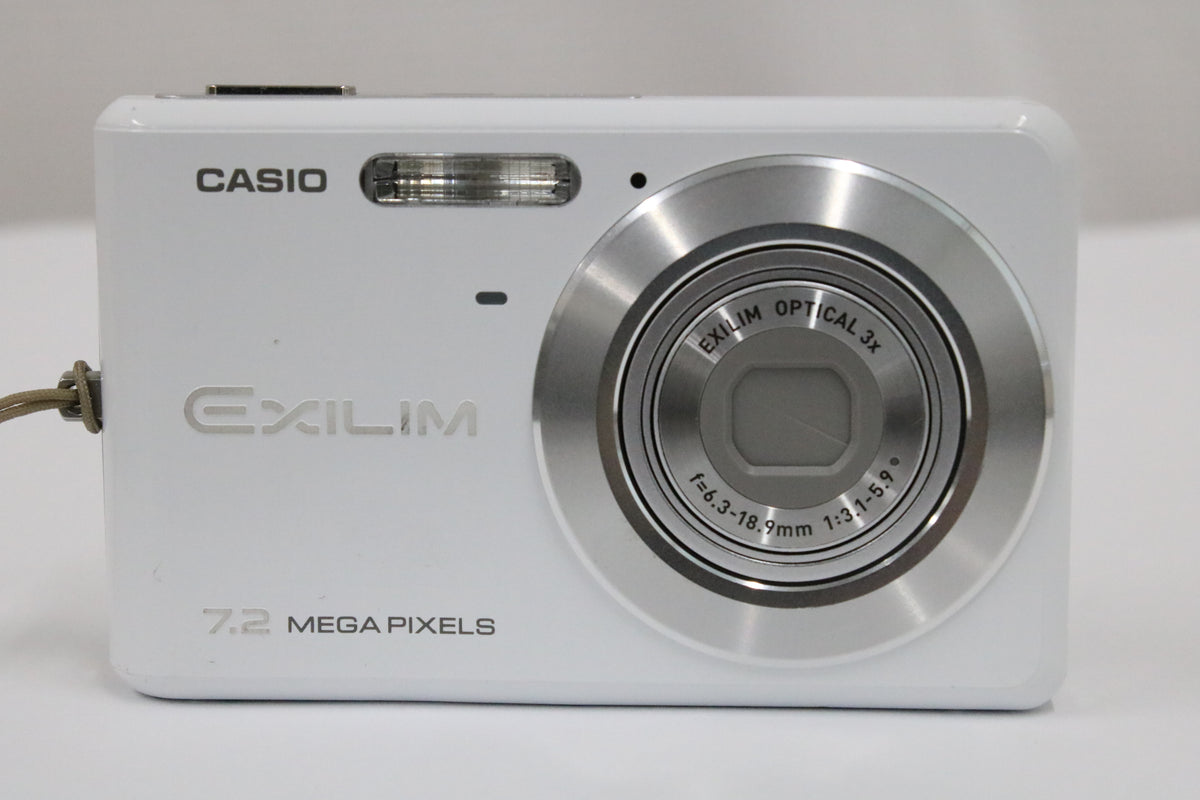 カシオ Casio EXILIM EX-Z77 3x ホワイト バッテリー付き コンパクトデジタルカメラ 2