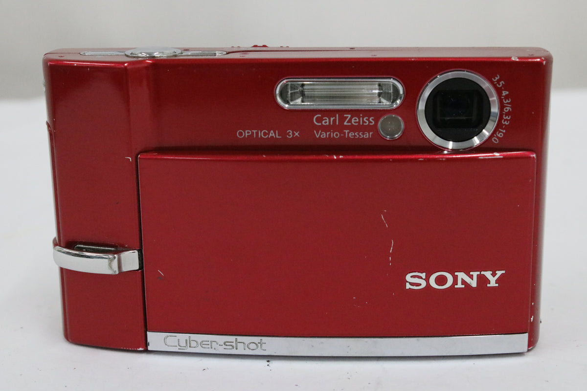 ソニー Sony Cyber-shot DSC-T50 3x レッド バッテリー付き コンパクトデジタルカメラ 2