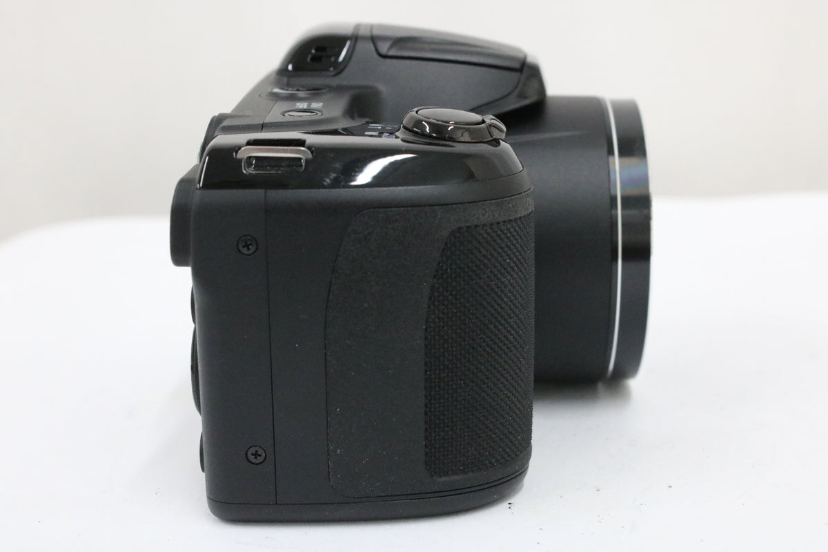 【便利な単三電池で使用可】ニコン Nikon COOLPIX L340 28x ブラック コンパクトデジタルカメラ 3
