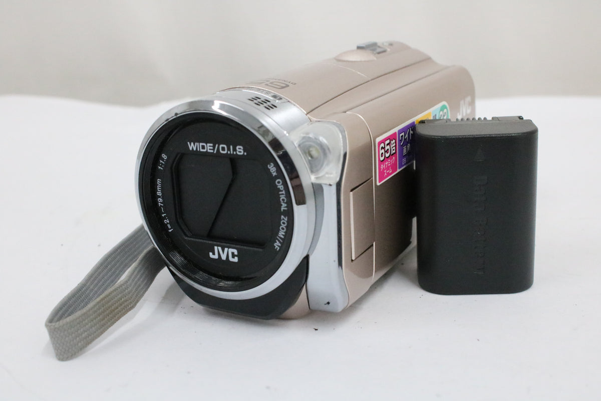 JVC Everio GZ-E565-N 38x ピンクゴールド バッテリー付き デジタルビデオカメラ 1