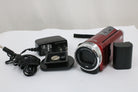 JVC Everio GZ-H M33-R 40x レッド バッテリー付き デジタルビデオカメラ 1