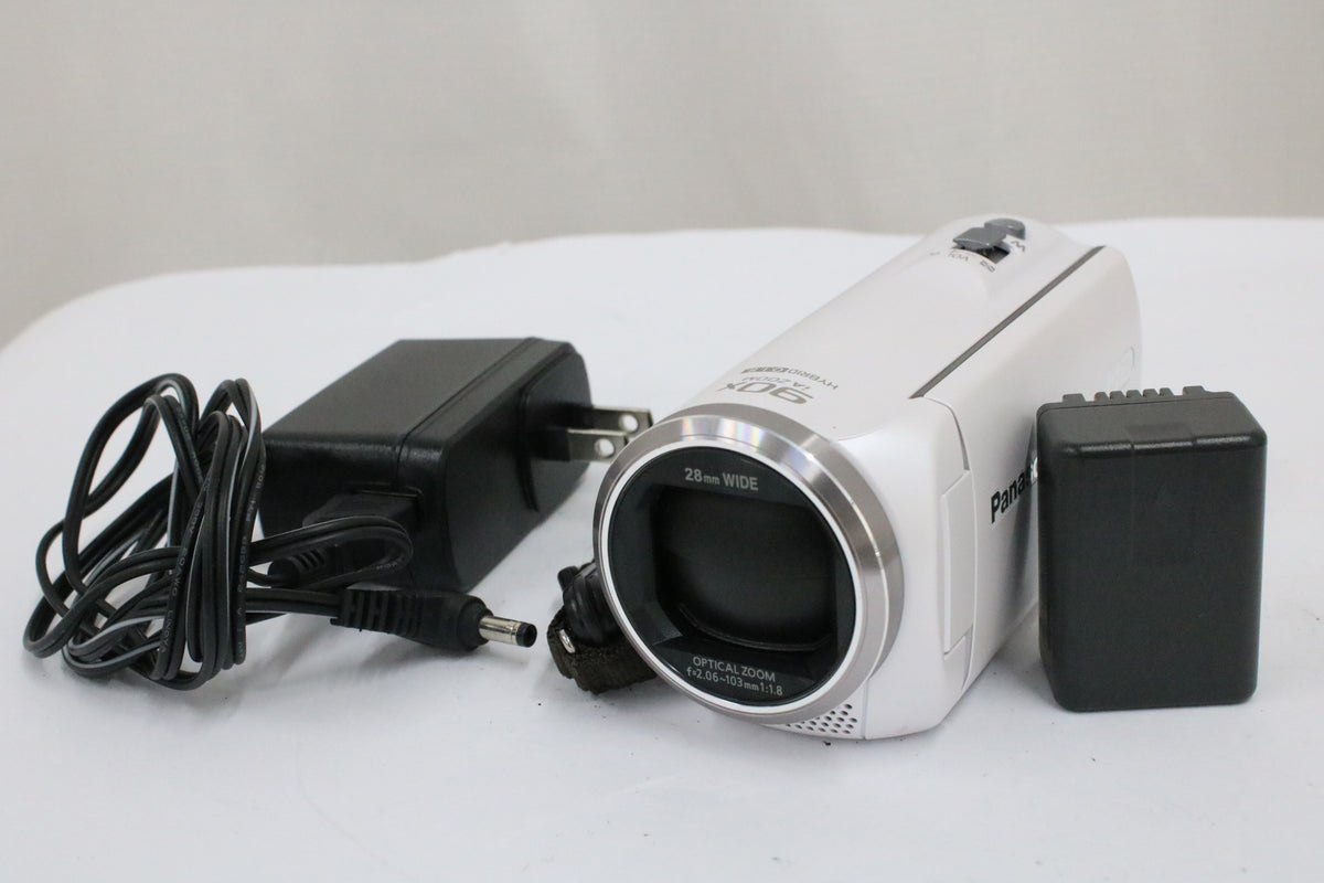 パナソニック Panasonic HC-V360MS ホワイト バッテリー付き デジタルビデオカメラ 1