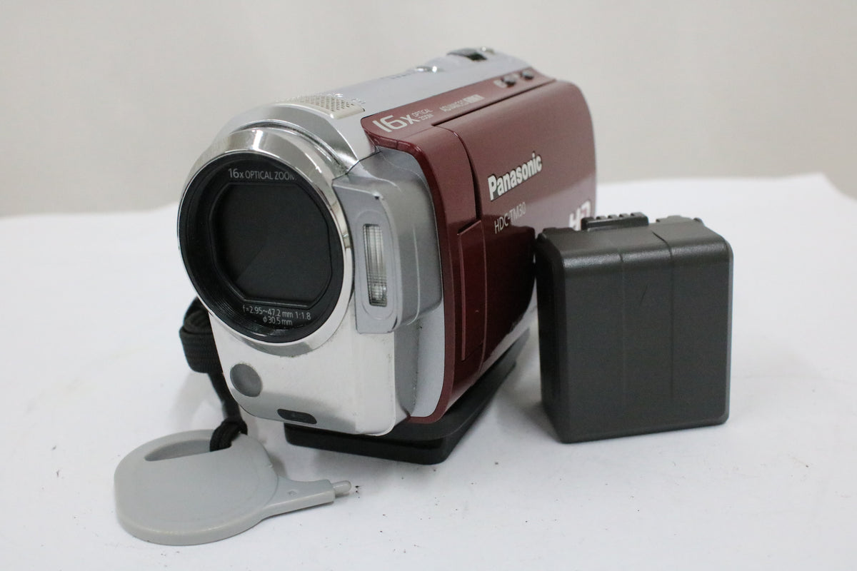 パナソニック Panasonic HDC-TM30 レッド バッテリー付き デジタルビデオカメラ 1