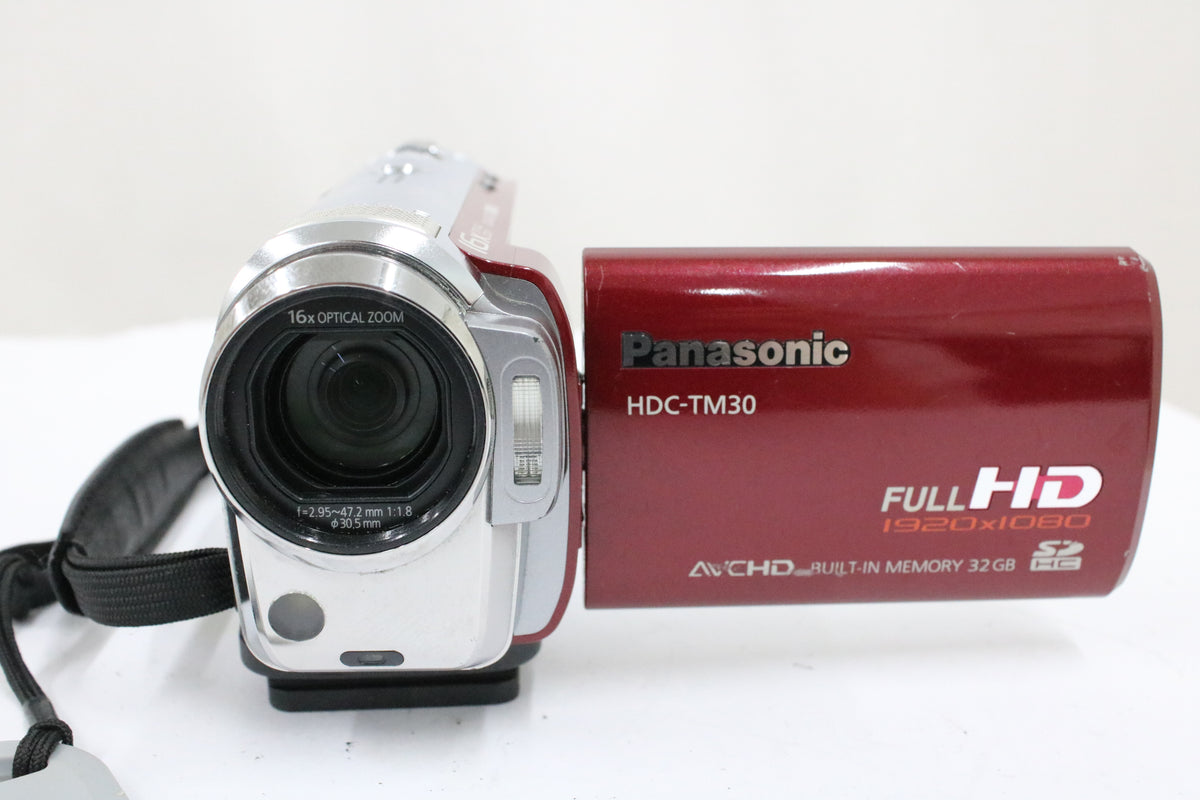 パナソニック Panasonic HDC-TM30 レッド バッテリー付き デジタルビデオカメラ 2