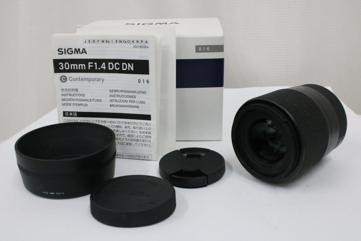 【元箱付き】シグマ Sigma 30mm F1.4 DC DN キャノン EF-Mマウント レンズ 1