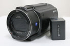 【録画再生確認済み】ソニー Sony 4K HANDYCAM FDR-AX45 ブラック 30x バッテリー付き ビデオカメラ 1