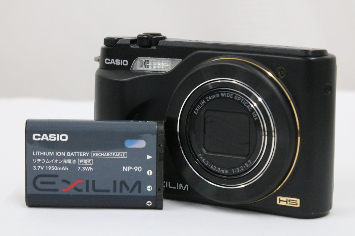 カシオ Casio EXLIM EX-FH100 10x ブラック バッテリー付き コンパクトデジタルカメラ 1