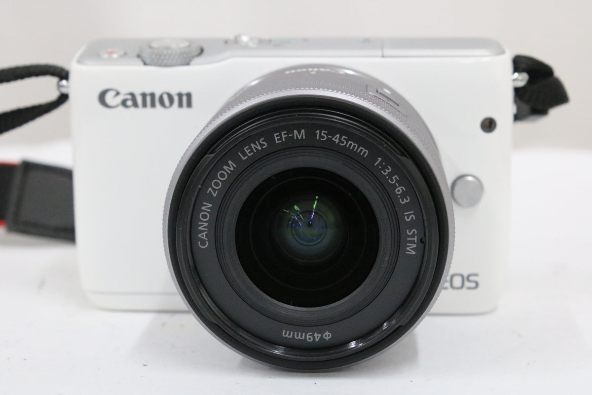 キャノン Canon EOS M10 ホワイト EF-M 15-45mm F3.5-6.3 IS STM ミラーレス一眼 2