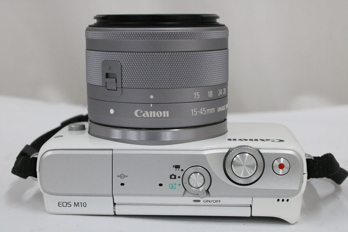 キャノン Canon EOS M10 ホワイト EF-M 15-45mm F3.5-6.3 IS STM ミラーレス一眼 6