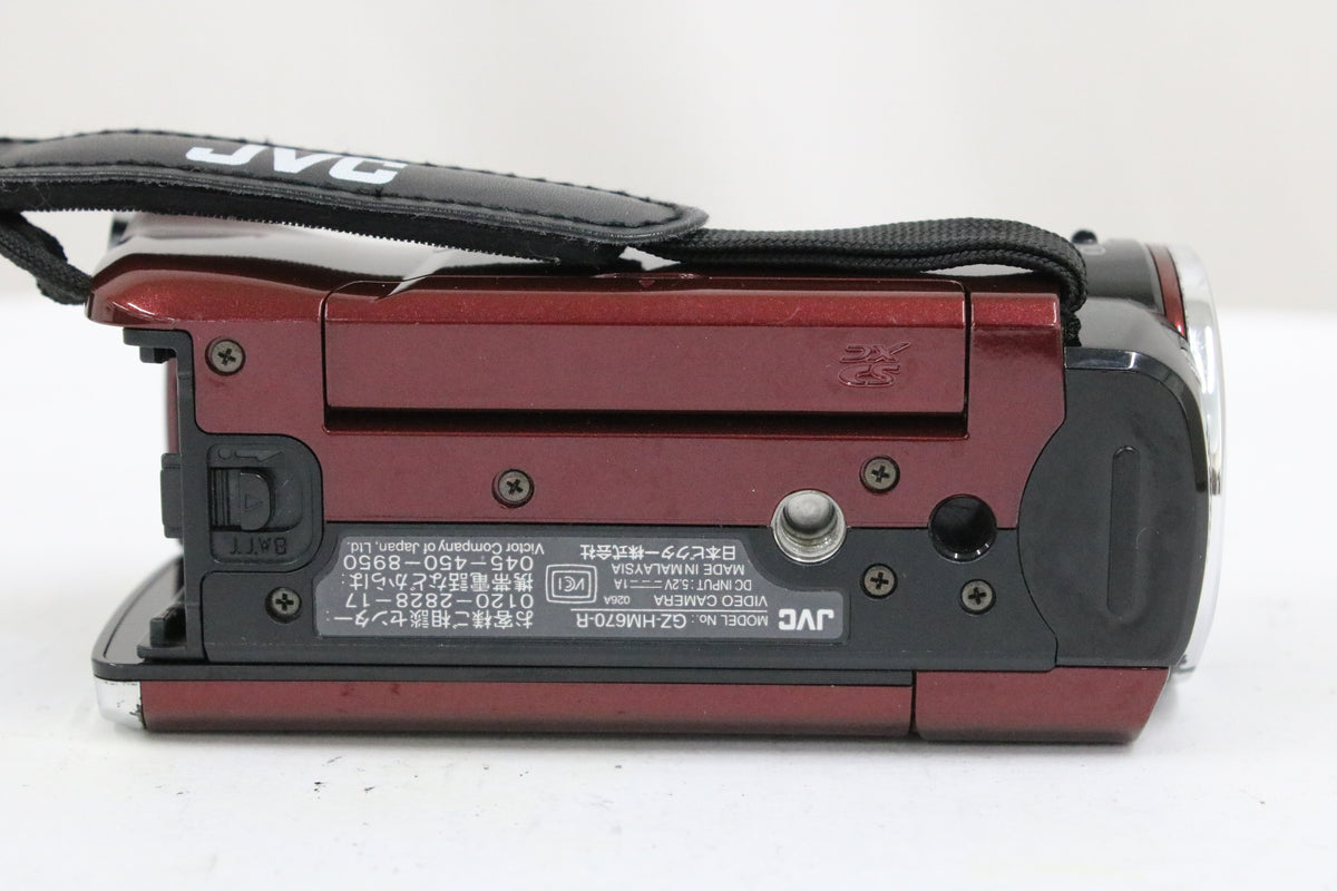 JVC Everio GZ-HM670-R 40x レッド バッテリー付き デジタルビデオカメラ 7