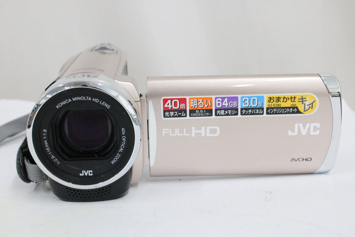JVC Everio GZ-E280-N 40x ピンク バッテリー付き デジタルビデオカメラ 2