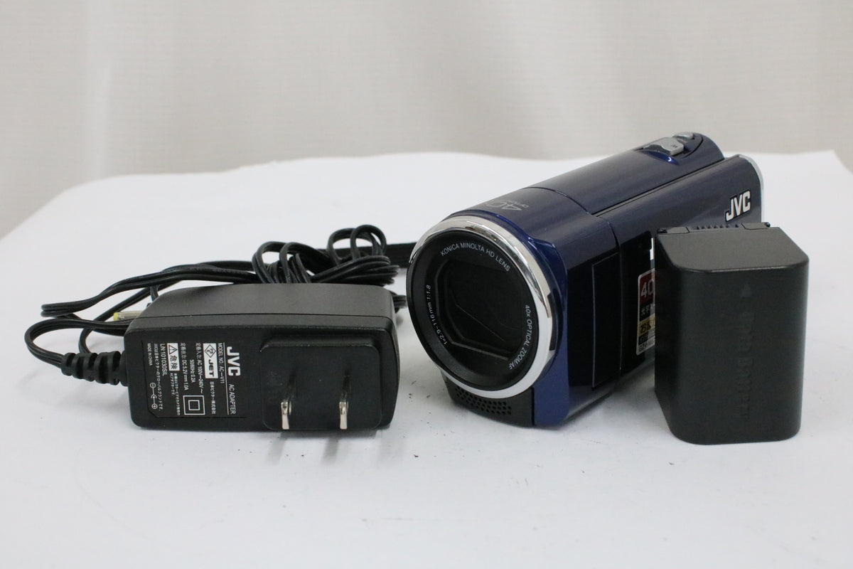 JVC Everio GZ-HM670-A ブルー バッテリー付き デジタルビデオカメラ 1