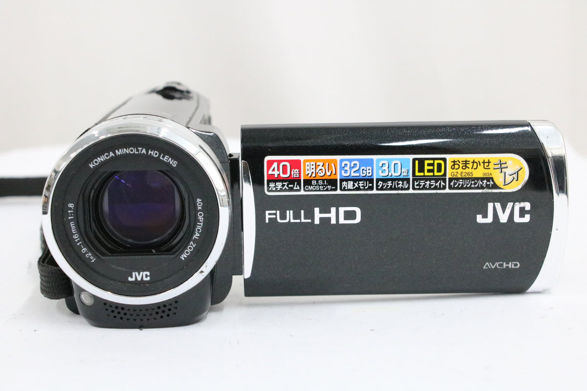 JVC Everio GZ-E265-B 40x ブラック バッテリー付き デジタルビデオカメラ 2