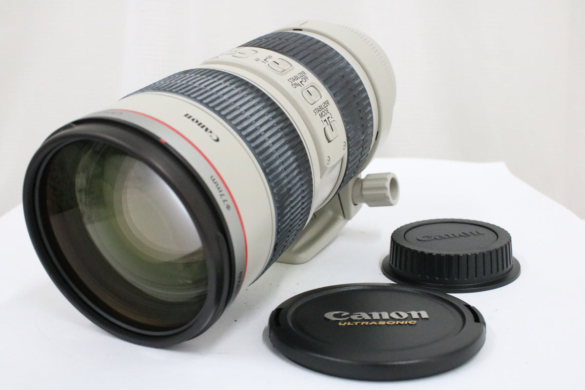 キャノン Canon ZOOM LENS EF 70-200mm F2.8 L IS USM 前後キャップ付き レンズ 1