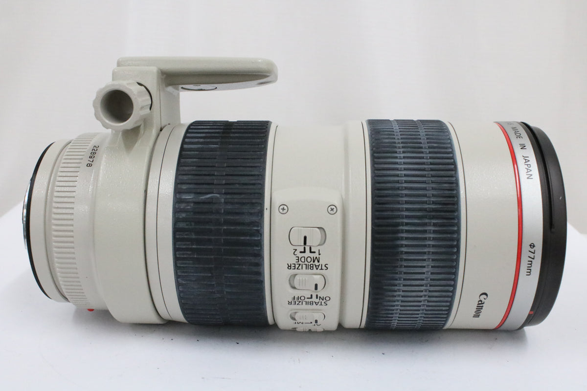 キャノン Canon ZOOM LENS EF 70-200mm F2.8 L IS USM 前後キャップ付き レンズ 5