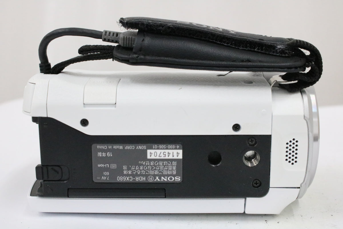 ソニー Sony Hanpycam HDR-CX680 60x ホワイト 説明書 バッテリー付き ビデオカメラ 7
