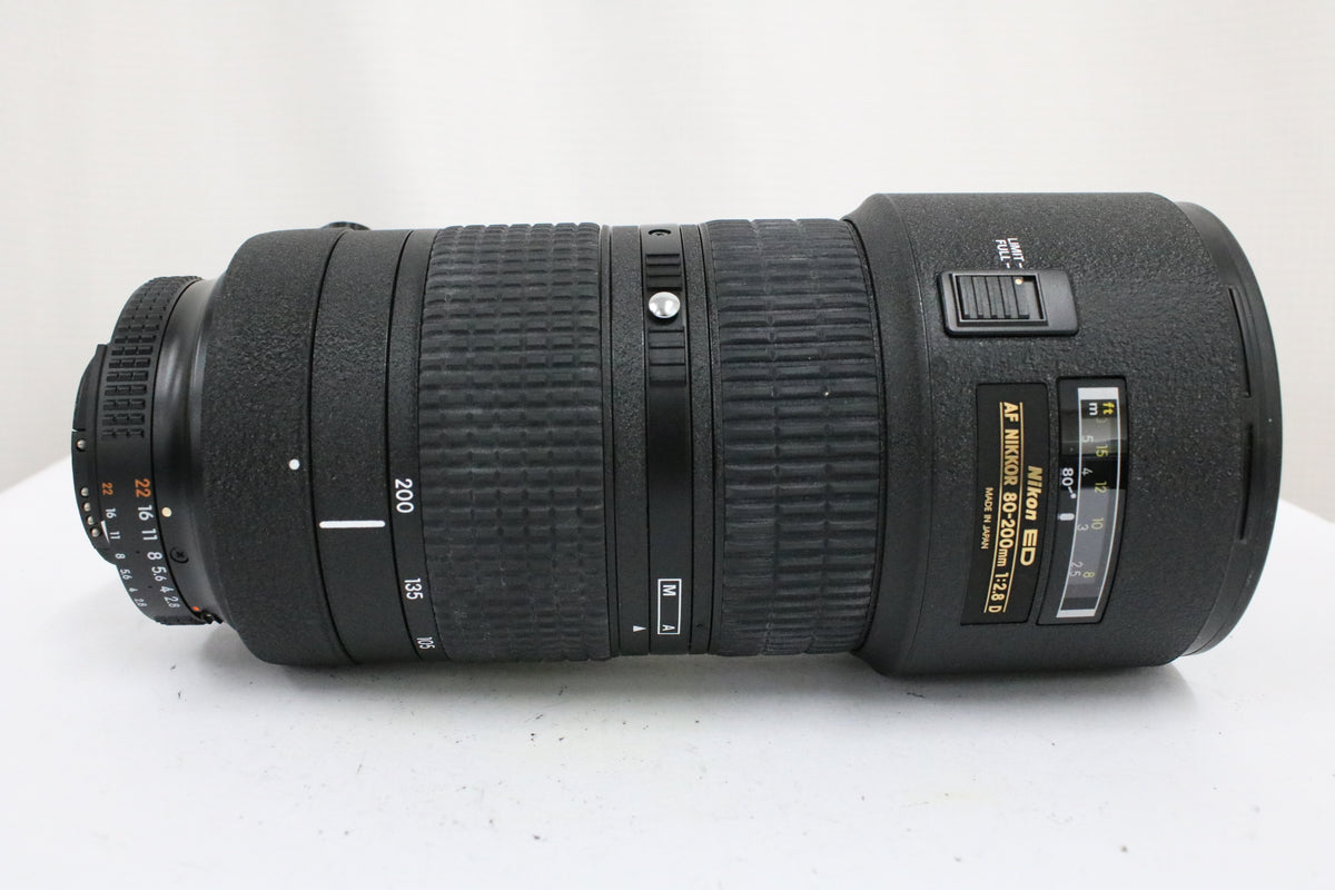 ニコン Nikon ED AF NIKKOR 80-200mm F2.8 D フード 前後キャップ付き レンズ 6