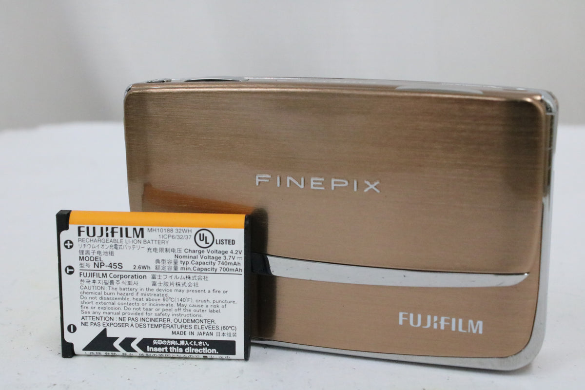 フジフィルム Fujifilm FINEPIX Z70 ブロンズ 5x バッテリー付き コンパクトデジタルカメラ 1