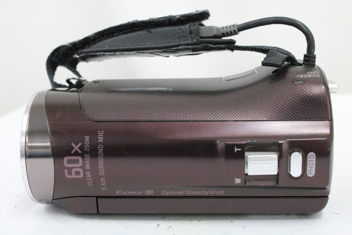 ソニー Sony Handycam HDR-CX420 60x ボルドーブラウン 付属品多数 ビデオカメラ 6