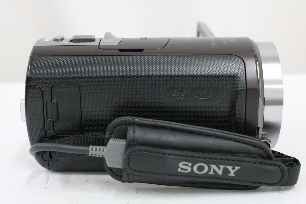 ソニー Sony Handycam HDR-CX430V 55x ボルドーブラウン バッテリー付き ビデオカメラ 3