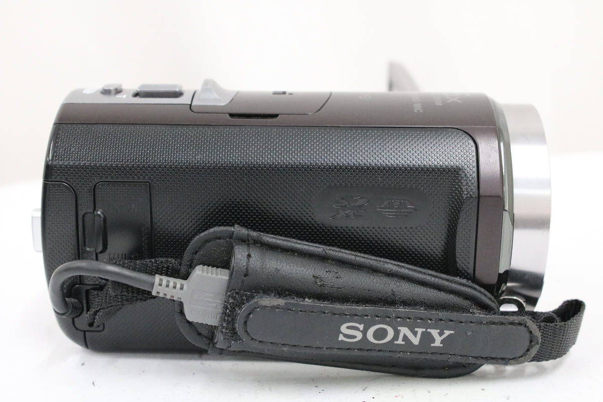 ソニー Sony Handycam HDR-CX430V 55x ボルドーブラウン バッテリー付き ビデオカメラ 3
