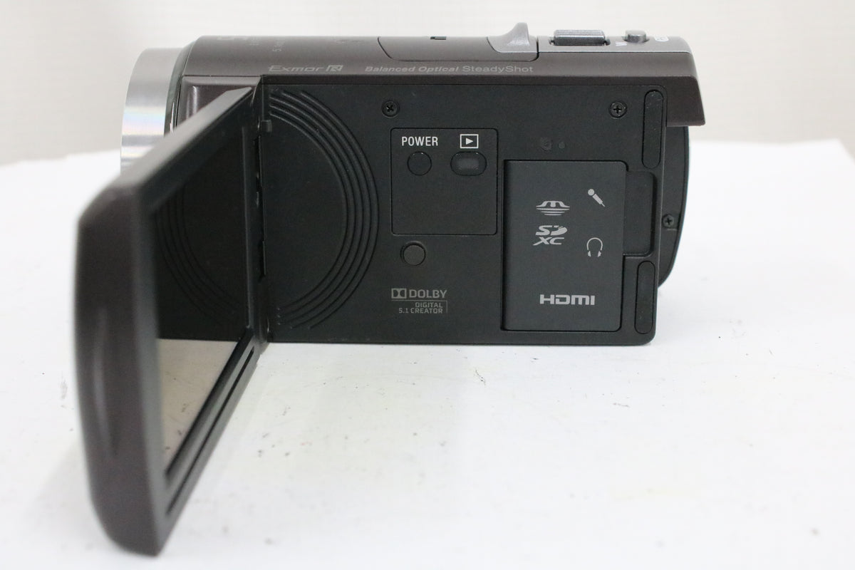 ソニー Sony Handycam HDR-CX430V 55x ボルドーブラウン バッテリー付き ビデオカメラ 5