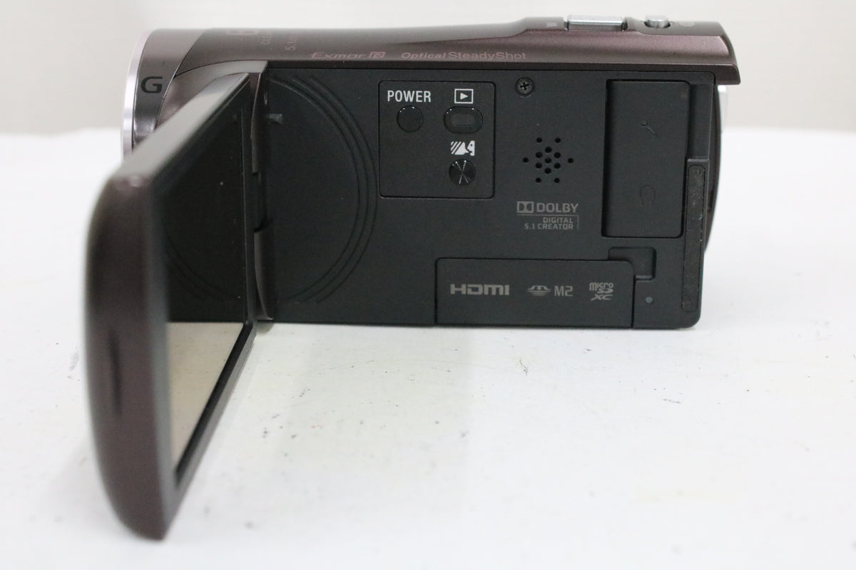 ソニー Sony Handycam HDR-CX420 60x ボルドーブラウン 付属品多数 ビデオカメラ 5
