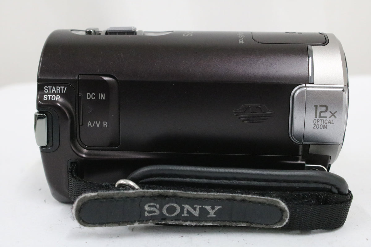 ソニー Sony Handycam HDR-CX370V 12x ボルドーブラウン 付属品多数 ビデオカメラ 3