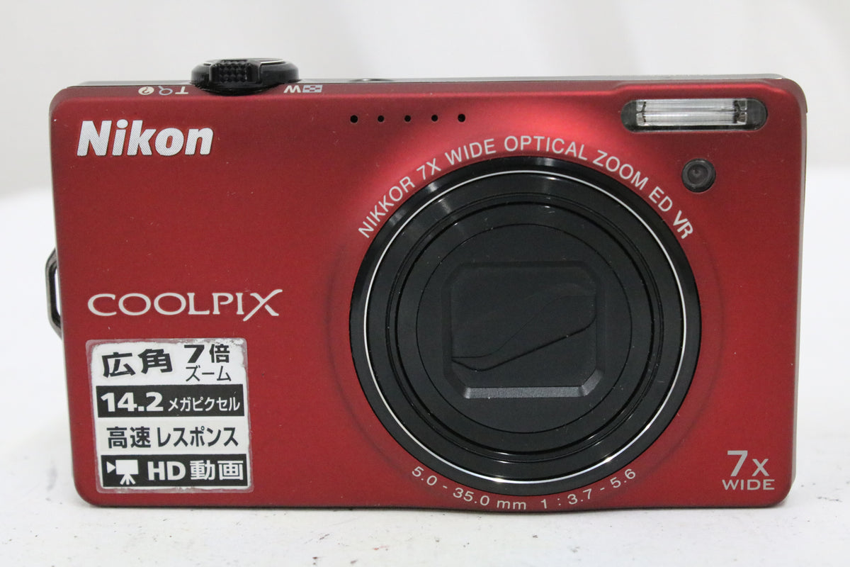ニコン Nikon COOLPIX S6000 7x レッド バッテリー付き コンパクトデジタルカメラ 2