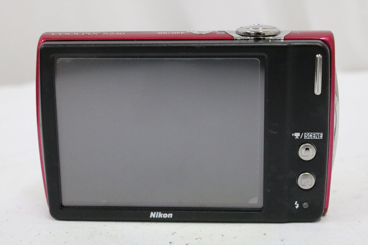 ニコン Nikon COOLPIX S230 3x ピンク バッテリー付き コンパクトデジタルカメラ 4