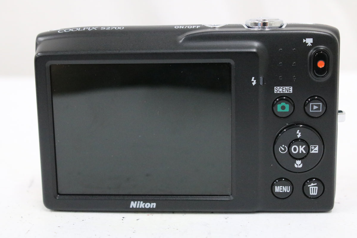 ニコン Nikon COOLPIX S2700 6x レッド バッテリー付き コンパクトデジタルカメラ 4