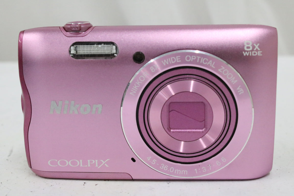 ニコン Nikon COOLPIX A300 8x ピンク バッテリー付き コンパクトデジタルカメラ 2