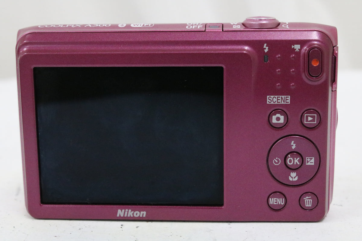 ニコン Nikon COOLPIX A300 8x ピンク バッテリー付き コンパクトデジタルカメラ 4