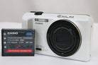 カシオ Casio EXILIM EX-ZR200 12.5x ホワイト バッテリー付き コンパクトデジタルカメラ 1