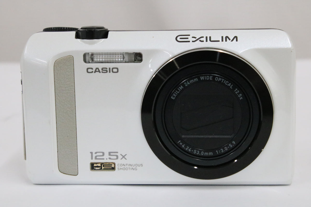 カシオ Casio EXILIM EX-ZR200 12.5x ホワイト バッテリー付き コンパクトデジタルカメラ 2