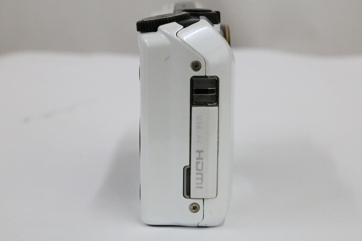 カシオ Casio EXILIM EX-ZR200 12.5x ホワイト バッテリー付き コンパクトデジタルカメラ 3