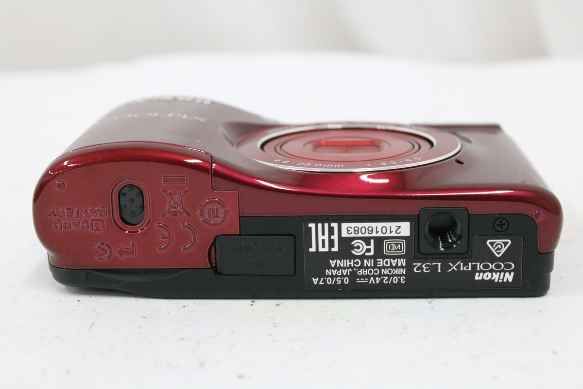 ニコン Nikon COOLPIX L32 5x レッド コンパクトデジタルカメラ 7