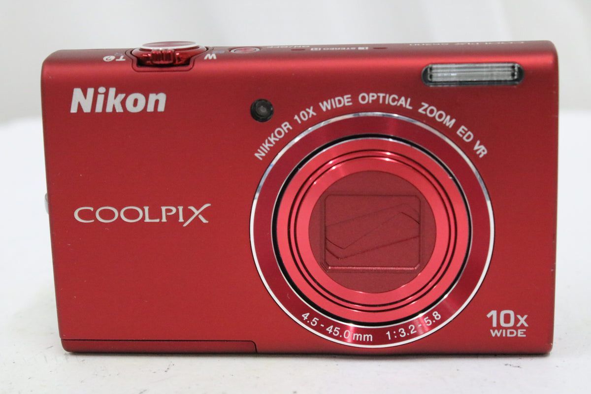 ニコン Nikon COOLPIX S6200 10x レッド バッテリー付き コンパクトデジタルカメラ 2