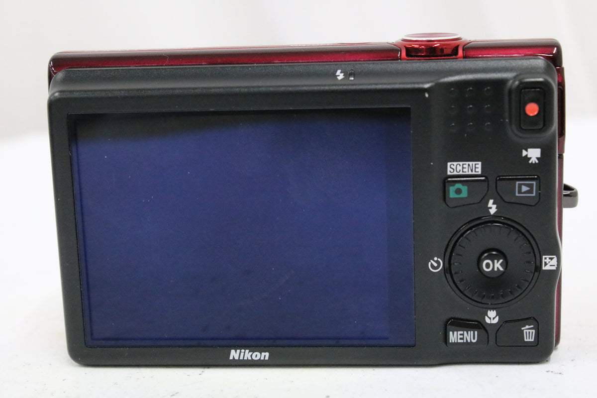 ニコン Nikon COOLPIX S6200 10x レッド バッテリー付き コンパクトデジタルカメラ 4