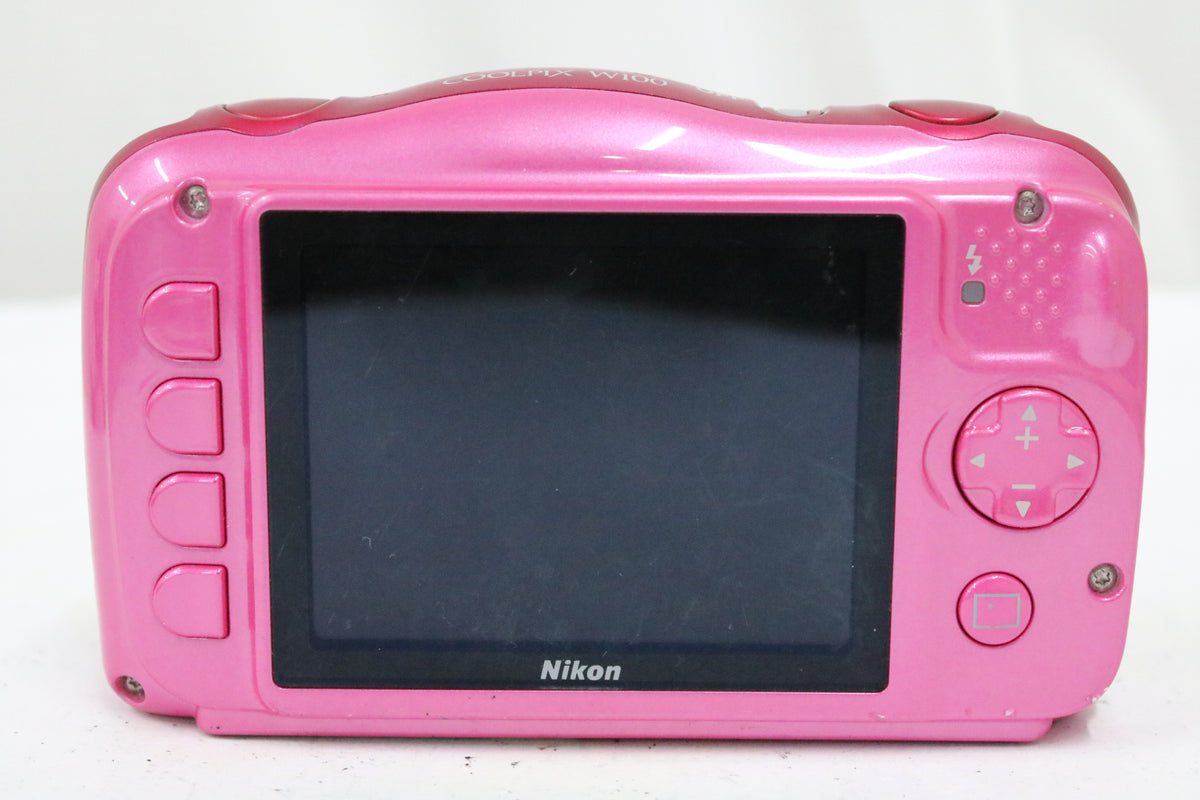 ニコン Nikon COOLPIX W100 3x ピンク バッテリー付き コンパクトデジタルカメラ 4