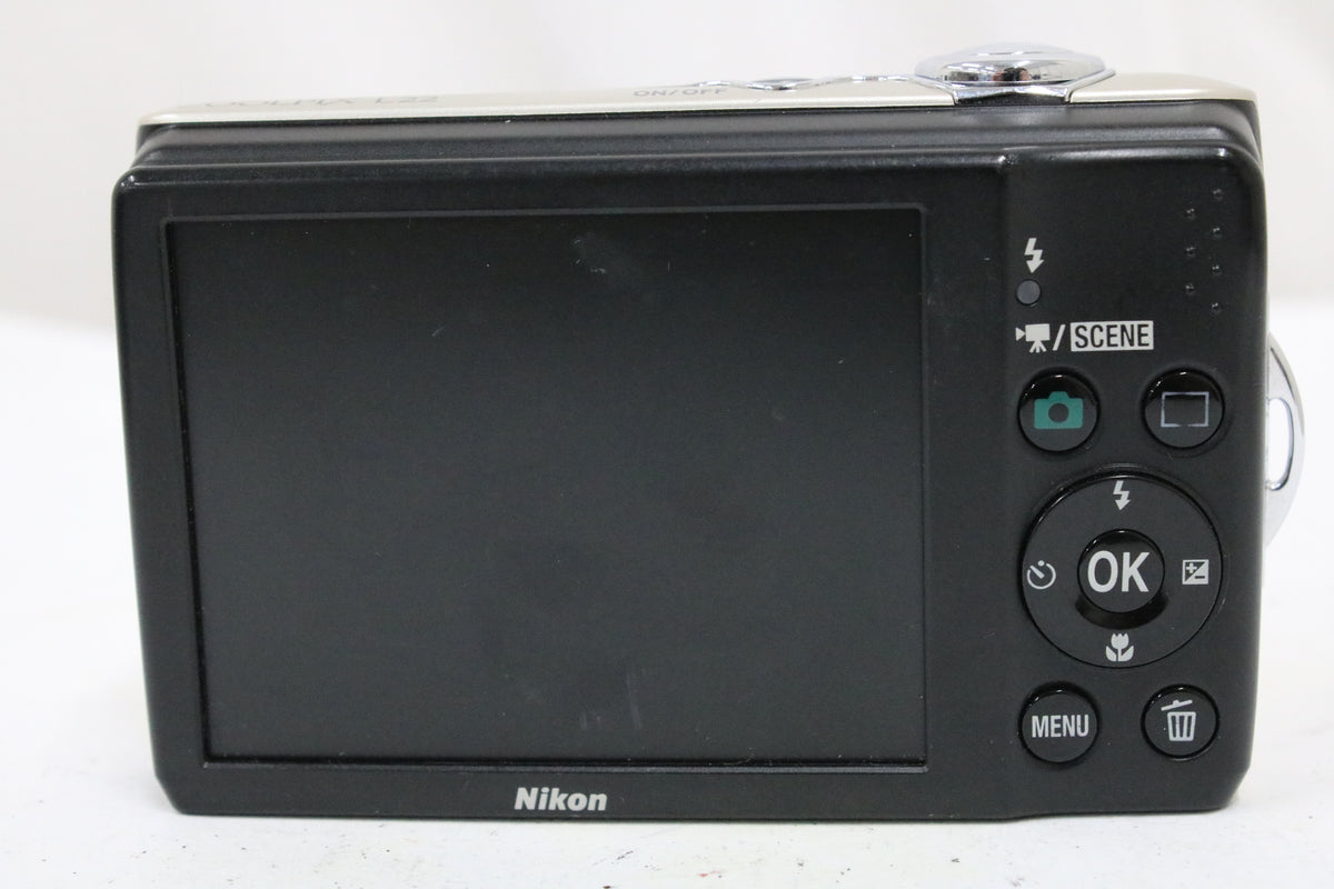ニコン Nikon COOLPIX L22 3.6x ゴールド コンパクトデジタルカメラ 4