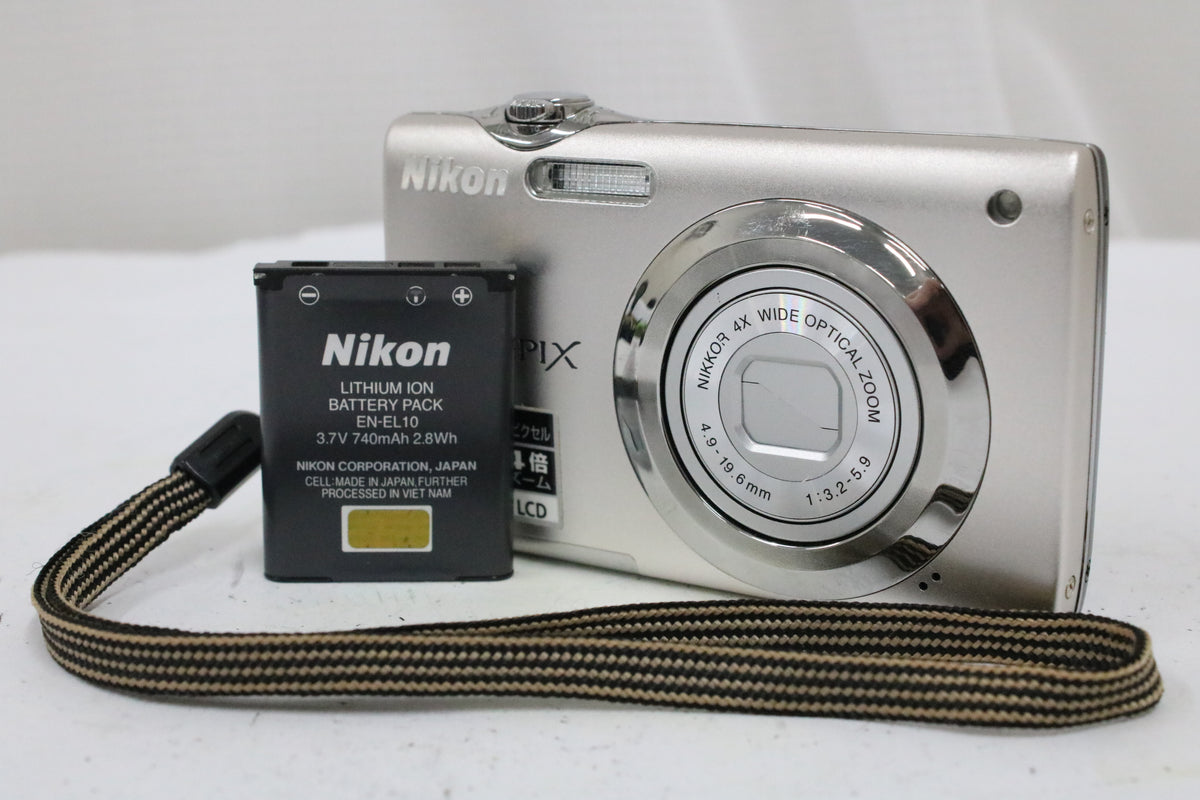ニコン Nikon COOLPIX S3000 4x バッテリー付き コンパクトデジタルカメラ 1