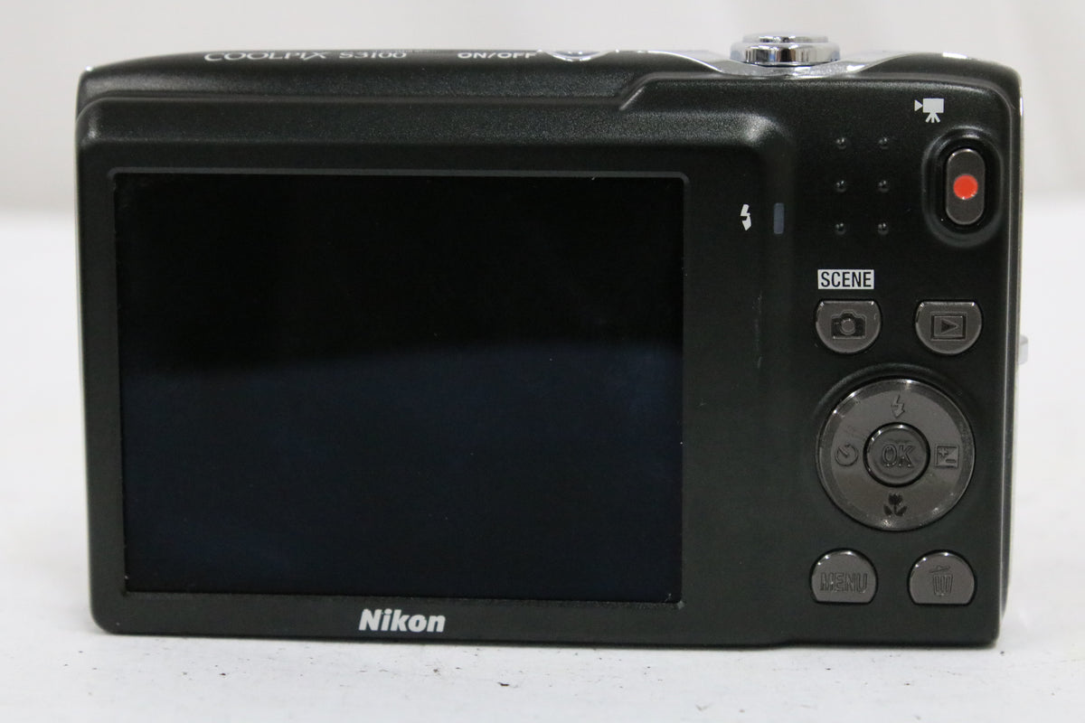 ニコン Nikon COOLPIX S3100 5x パープル バッテリー付き コンパクトデジタルカメラ 4