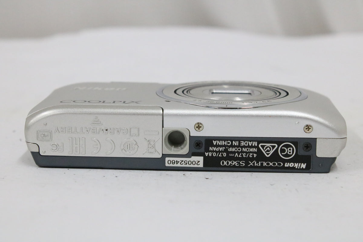 ニコン Nikon COOLPIX S3600 8x バッテリー付き コンパクトデジタルカメラ 7
