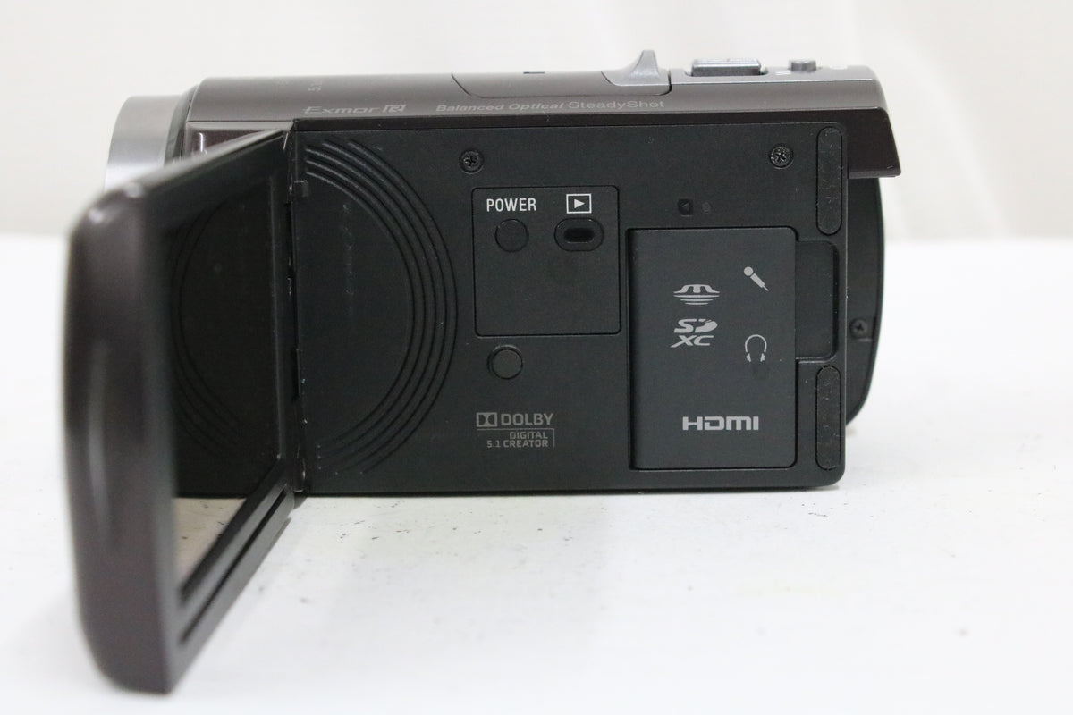 ソニー Sony Handycam HDR-CX430V 55x ボルドーブラウン 付属品多数 ビデオカメラ 5