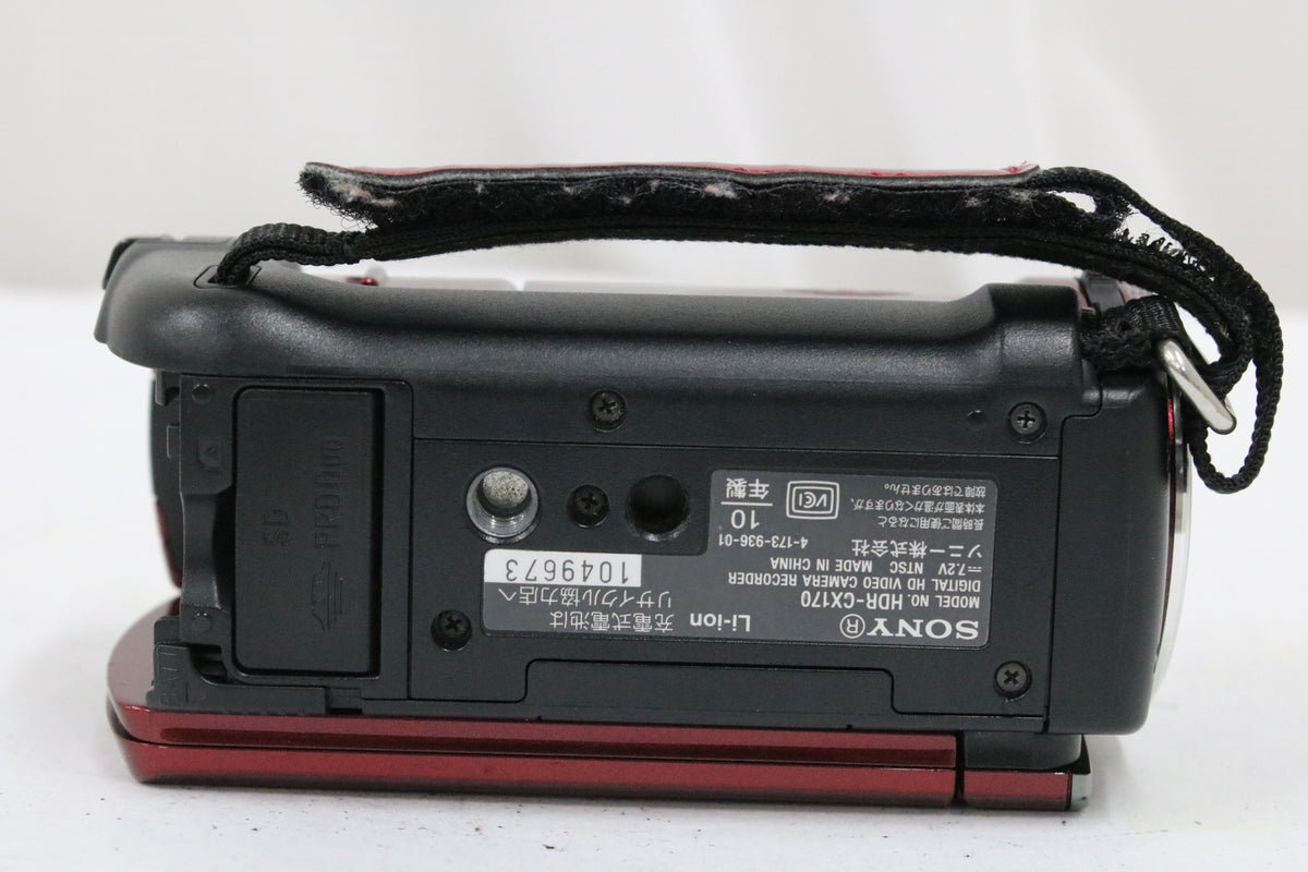 ソニー Sony Handycam HDR-CX370V 12x ボルドーブラウン 付属品多数 ビデオカメラ 7