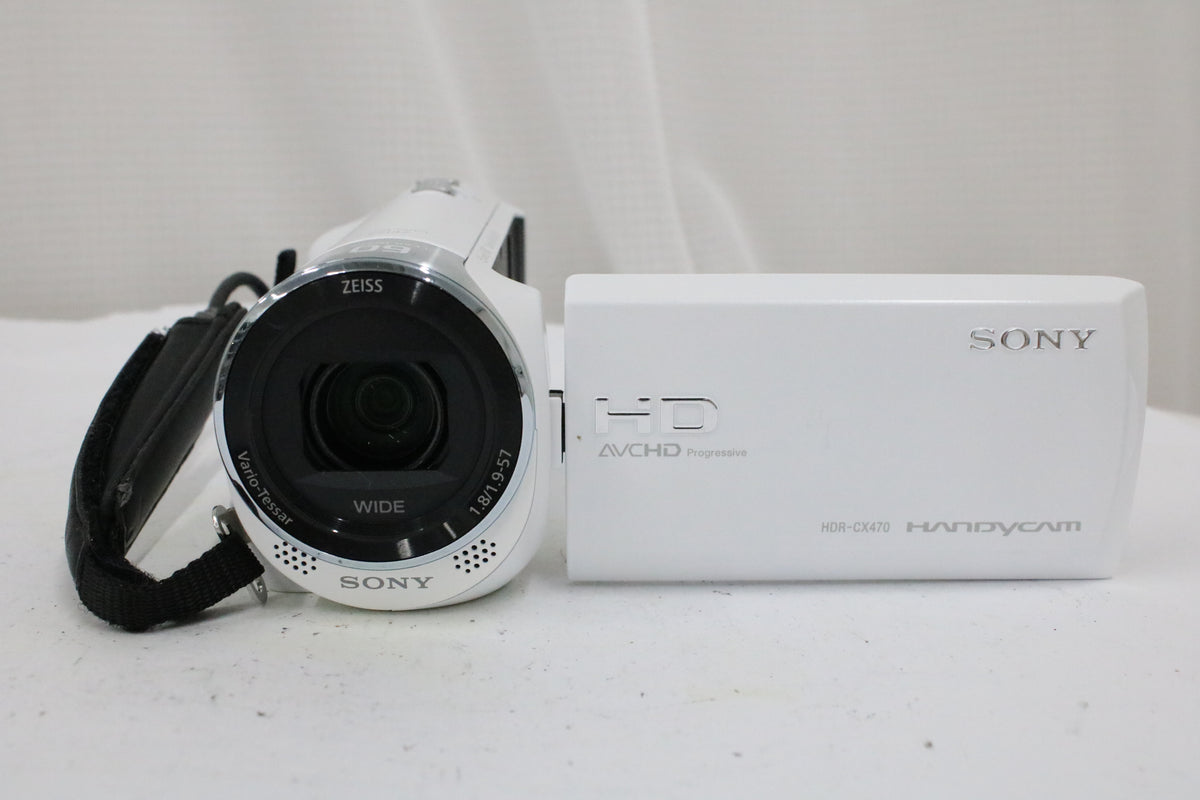ソニー Sony Handycam HDR-CX470 60x ホワイト バッテリー付き ビデオカメラ 2