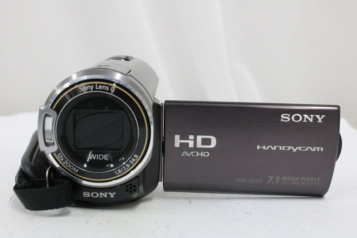 ソニー Sony Handycam HDR-CX370V 12x ボルドーブラウン 付属品多数 ビデオカメラ 2